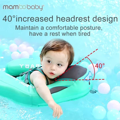 Baby resting on the 40° headrest